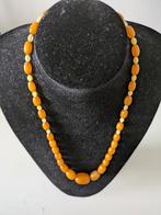 Bakeliet ketting, egg yolk kleur., Ophalen of Verzenden, Zo goed als nieuw