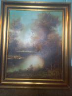 schilderrij 59x49, Antiek en Kunst, Kunst | Schilderijen | Klassiek, Ophalen of Verzenden