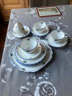 Antieke thee en cake set uit Engeland., Antiek en Kunst, Antiek | Servies compleet, Ophalen of Verzenden