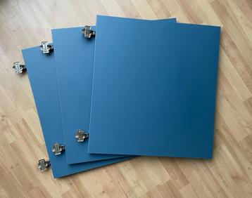IKEA Lappviken Blauw - 3x Deuren (60cm x 64cm) + Scharnieren