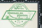 Sticker: Boekels Tuincentrum Jan Weren - Boekel, Verzamelen, Ophalen of Verzenden, Zo goed als nieuw, Bedrijf of Vereniging