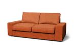 Ikea bankhoes Kivik 2 zits fluweel roest, Huis en Inrichting, Banken | Bankstellen, Ophalen of Verzenden, Zo goed als nieuw, 75 tot 100 cm