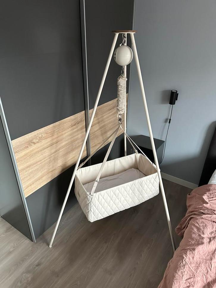 Complete set Moonboon (Wieg), Kinderen en Baby's, Babywiegjes en Ledikanten, Zo goed als nieuw, Wieg, Ophalen