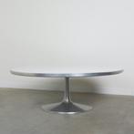 Grote vintage design salontafel, jaren 60 70, Minder dan 50 cm, 100 tot 150 cm, 100 tot 150 cm, Rond