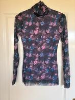 Ganni • Floral Mesh Top - Maat 36/S., Ophalen, Zo goed als nieuw, Maat 36 (S), Lange mouw
