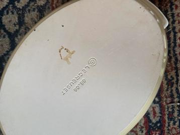 Le creuset ovenschaal gietijzer nieuw beetje stof beschikbaar voor biedingen