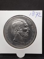 Rijksdaalder 1872 koning Willem III, Koning Willem III, Zilver, Ophalen of Verzenden, Losse munt