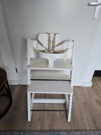 Stokke tripp trapp stoel met babyset en tuigje, Ophalen, Zo goed als nieuw, Meegroeistoel