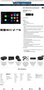 ESX VMX700DAB 2 din Headunit / Auto radio Dubbel Din ACTIE, Audio Design, Nieuw, Am Breilingsweg 3, 76709 Kronau, Duitsland, Ophalen of Verzenden