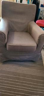 Ektorp grijze hoes, Huis en Inrichting, Fauteuils, Ophalen, Gebruikt, 75 tot 100 cm