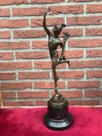 zeer mooi bronzen beeld: MERCURIUS/ HERMES, Antiek en Kunst, Ophalen of Verzenden