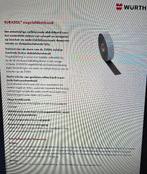 Partij Wurth Butyl afdichtingsband dak en gev, Doe-het-zelf en Verbouw, Dakpannen en Dakbedekking, Ophalen, Steen of Klei, Zwart