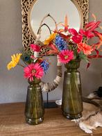 Kunstbloemen Luxe Zijden bloemen Raamvazen Set Zijdebloem, Ophalen of Verzenden, Nieuw