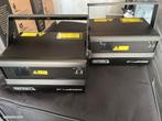 2x Briteq BT-LASER2000 laser RGB 2watt, Ophalen, Zo goed als nieuw, Laser, Kleur