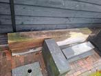 Eiken paal 2x 200 en 1x 300  3x betonpoer 60, Tuin en Terras, Ophalen, Gebruikt, Palen, Hardhout