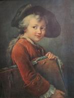 Mooie, net echte print van klassiek schilderij. Jongetje, Minder dan 50 cm, Gebruikt, Ophalen of Verzenden, Print