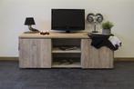 Leuk TV meubel van gebruikt steigerhout, 100 tot 150 cm, Nieuw, Ophalen of Verzenden, Minder dan 100 cm