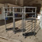 Stellingkast Kunststof zwart 2x, Huis en Inrichting, Kasten | Stellingkasten, Ophalen, Gebruikt