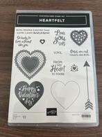Stampin' Up! - Heartfelt, Ophalen of Verzenden, Zo goed als nieuw, EZ-mounted stempel