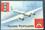 Zeldzaam poststuk – 1e vlucht Pander Postjager 1933, Postzegels en Munten, Brieven en Enveloppen | Nederland, Verzenden, Briefkaart