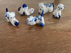 miniatuur Delfts blauw kattenbeeldje letterbak, Ophalen of Verzenden, Dier
