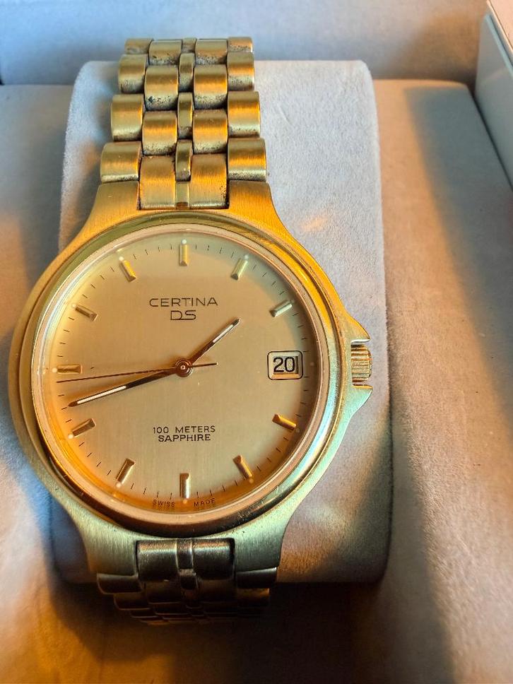 Certina heren horloge, Sieraden, Tassen en Uiterlijk, Horloges | Heren, Zo goed als nieuw, Polshorloge, Overige merken, Overige materialen