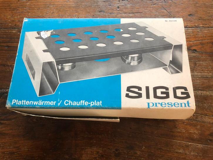 t,k,Sigg Switserland koperen rechaud NIEUW vintage, Huis en Inrichting, Keuken | Keukenbenodigdheden, Nieuw, Ophalen