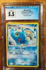 CGC 5.5 Manaphy - POP Series 6 3/17 - Cosmos Holo, Hobby en Vrije tijd, Verzamelkaartspellen | Pokémon, Ophalen of Verzenden, Zo goed als nieuw