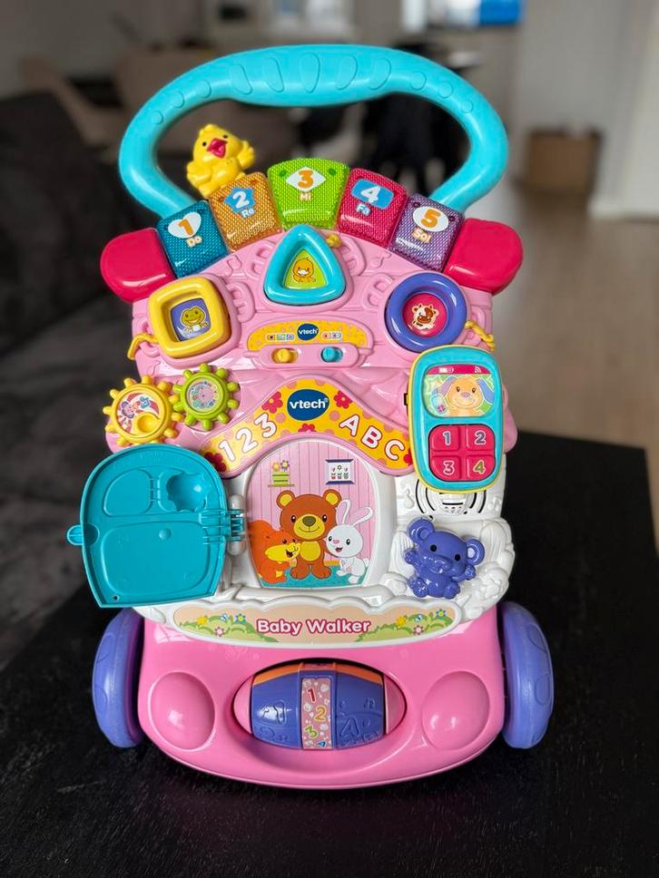 Vtech Loopwagen Baby Walker, Kinderen en Baby's, Speelgoed | Babyspeelgoed, Zo goed als nieuw, Overige typen, Met licht, Met geluid