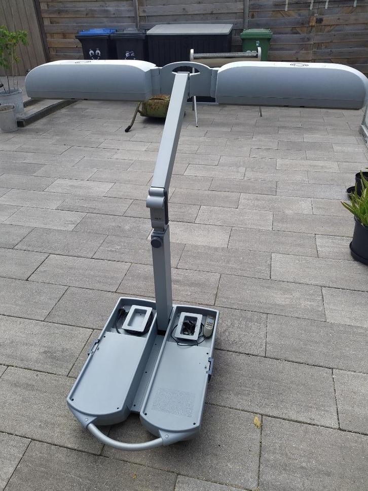 Mobiele zonnebank Philips HB950, Witgoed en Apparatuur, Zonnebanken en Gezichtsbruiners, Gebruikt, Zonnebank enkelzijdig, Minder dan 10 lampen