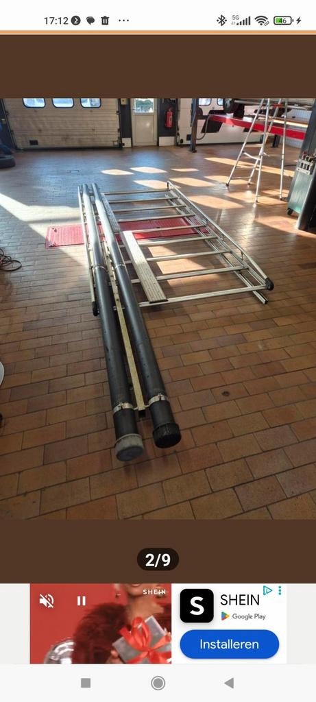 Buizenkoker voor Materiaal Transport, Auto diversen, Dakdragers, Gebruikt, Ophalen of Verzenden