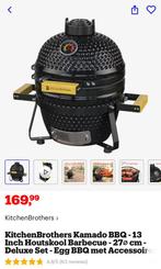 Kamado - 13 inch - Kitchenbrothers, Tuin en Terras, Houtskoolbarbecues, Ophalen, Nieuw, Kitchen Brothers