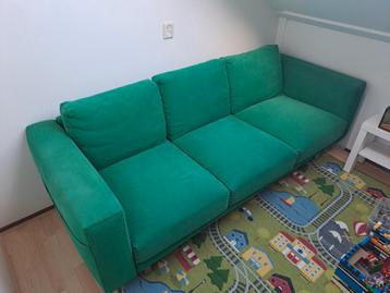 IKEA NORGSBORG bank 3-zits, groen beschikbaar voor biedingen