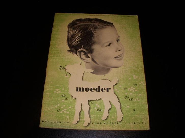 Het ' VAKBLAD ' voor Moeders april 1951, Mij de Betuwe Tiel, Verzamelen, Tijdschriften, Kranten en Knipsels, Tijdschrift, Nederland