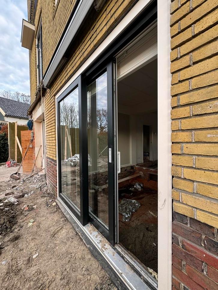 Kunststof Schuifpui Hepro - 2430x2220mm, Doe-het-zelf en Verbouw, Kozijnen en Schuifpuien, Gebruikt, Schuifpui, Kunststof, 150 tot 225 cm