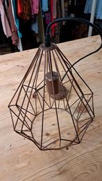 Moderne metalen hanglamp, draadlamp, Ophalen, Zo goed als nieuw, Metaal, Modern