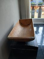 Oude houten Mooie grote trog, opbergbak bak landelijke stijl, Ophalen