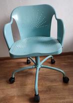 Ikea Roberget bureaustoel blauw industrieel design, vintage, Ophalen, Gebruikt, Blauw, Bureaustoel