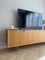Dressoir tv meubel woonkamer kast eik vintage look furnified, Ophalen, Zo goed als nieuw, 200 cm of meer, Scandinavisch vintage
