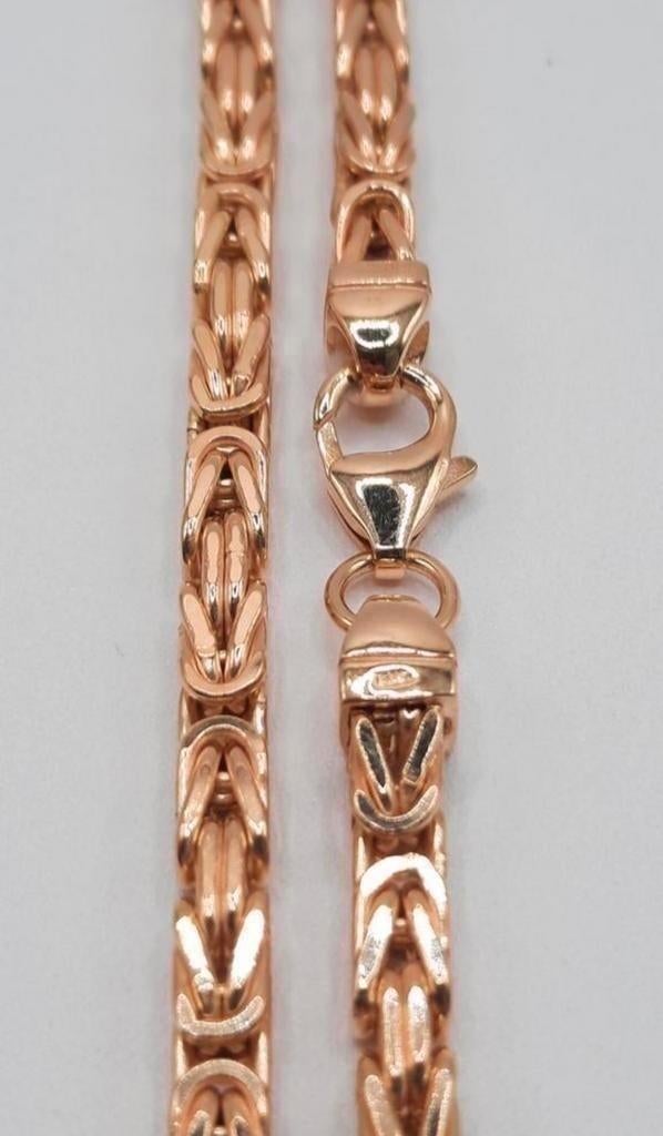 gouden Koningsketting 14kt, Sieraden, Tassen en Uiterlijk, Kettingen, Www.bredajuwelier.nl, Nieuw, Ophalen of Verzenden, Www.bredajuwelier.nl