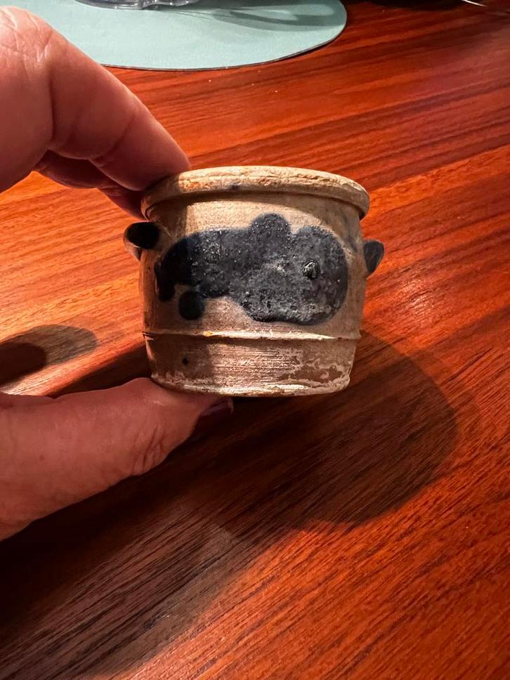 Antieke aardewerk pot met oren, Antiek en Kunst, Antiek | Keramiek en Aardewerk, Ophalen of Verzenden