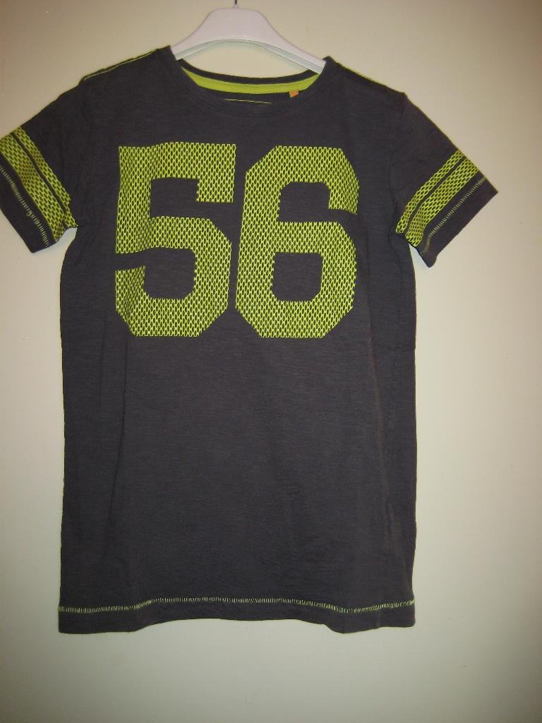 Grijs jongenshirt, 146/152, Chapter Young, Ophalen of Verzenden, Zo goed als nieuw, Jongen, Shirt of Longsleeve