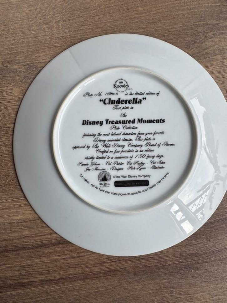 Disney Cinderella (Assepoester) Knowles Limited Edition, Antiek en Kunst, Antiek | Wandborden en Tegels, Ophalen of Verzenden