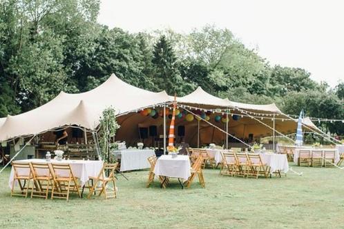 Stretchtent huren–Stijlvol & Uniek voor Bruiloften&evenement, Hobby en Vrije tijd, Feestartikelen | Verhuur, Zo goed als nieuw