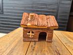 Houten huisje voor dwerg hamster, Ophalen of Verzenden, Zo goed als nieuw, Overige typen