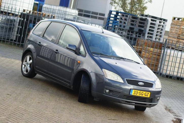 Ford Focus C-Max 1.6 Ti-vct 2006 Grijs / blauw, Auto's, Ford, Particulier, Airbags, Airconditioning, Climate control, Cruise Control