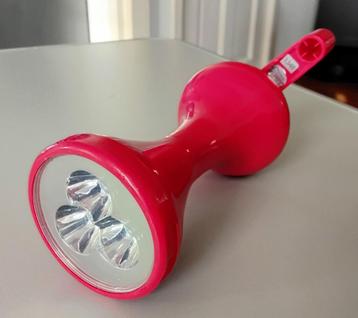 Vintage opwindbare Ikea led zaklamp - rood - rode beschikbaar voor biedingen