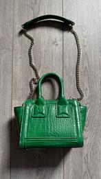 Groene handtas met ketting, Verzenden, Zo goed als nieuw, Groen, Handtas