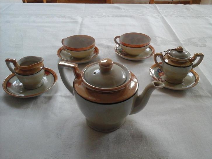 Antiek kinderserviesje, Antiek en Kunst, Antiek | Speelgoed, Ophalen of Verzenden