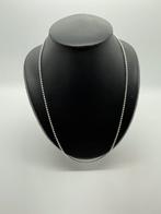 B340 Prachtige zilveren balletjes ketting 59,5 cm, Ophalen of Verzenden, X, Zilver, Zilver